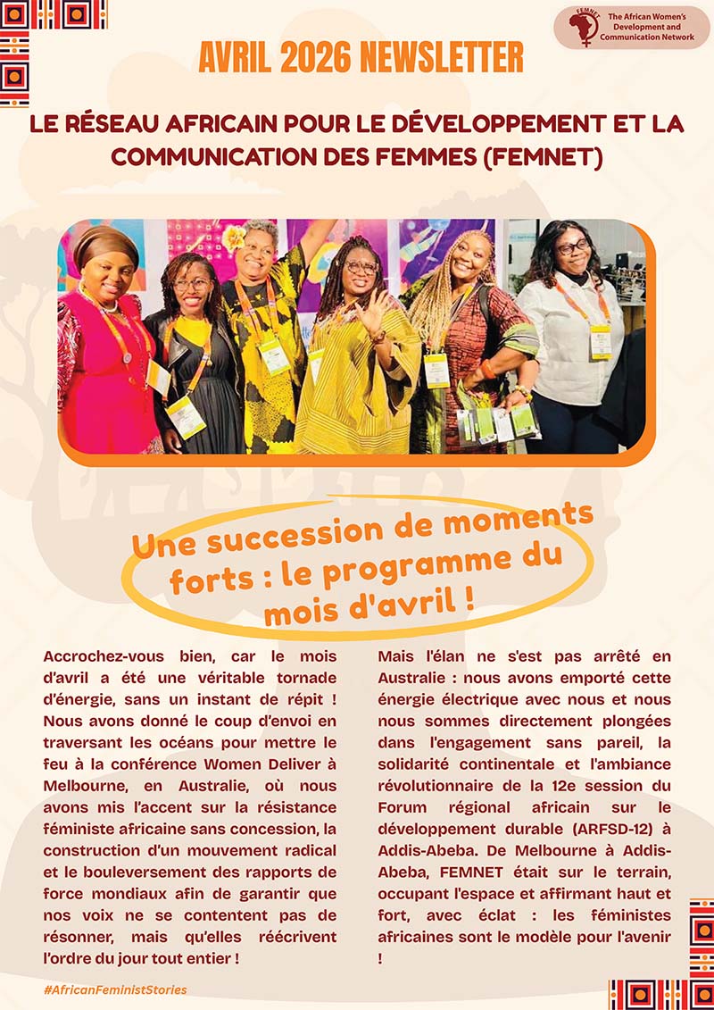 Avril 2026 Newsletter