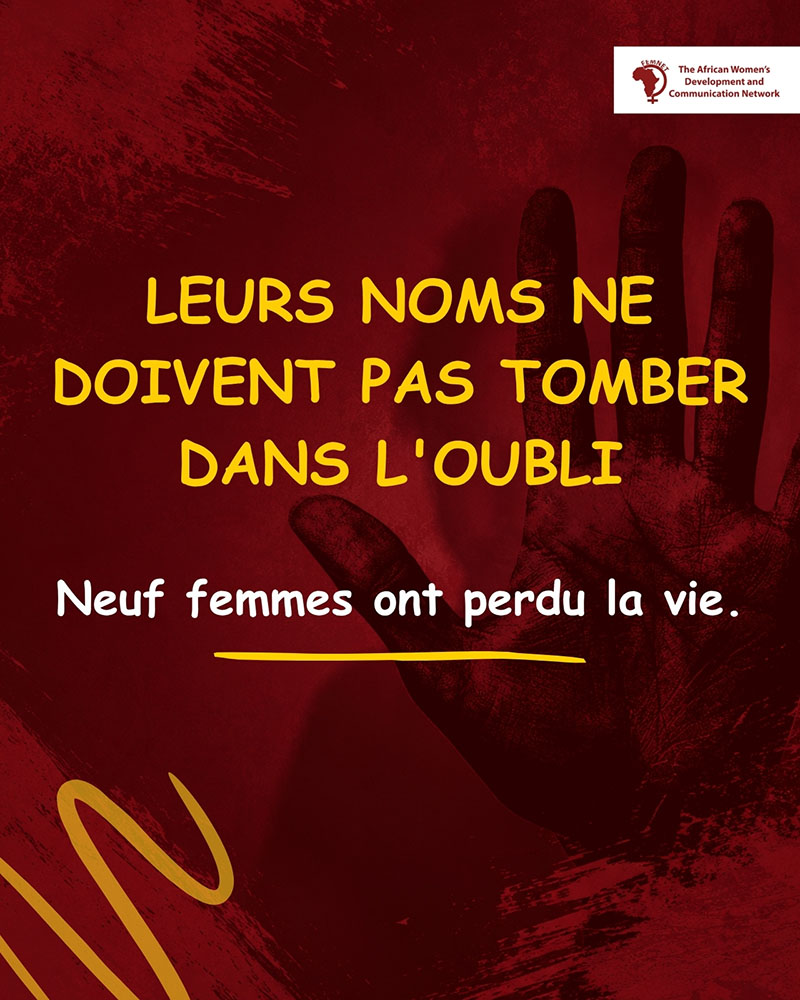 Leurs Noms Ne Doivent Pas Tomber Dans L’oubli