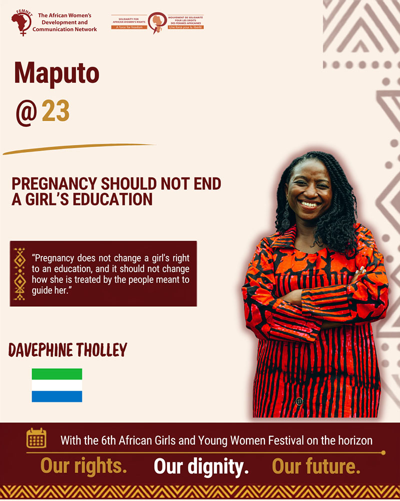 Pregnancy Should Not End a Girl’s Education.